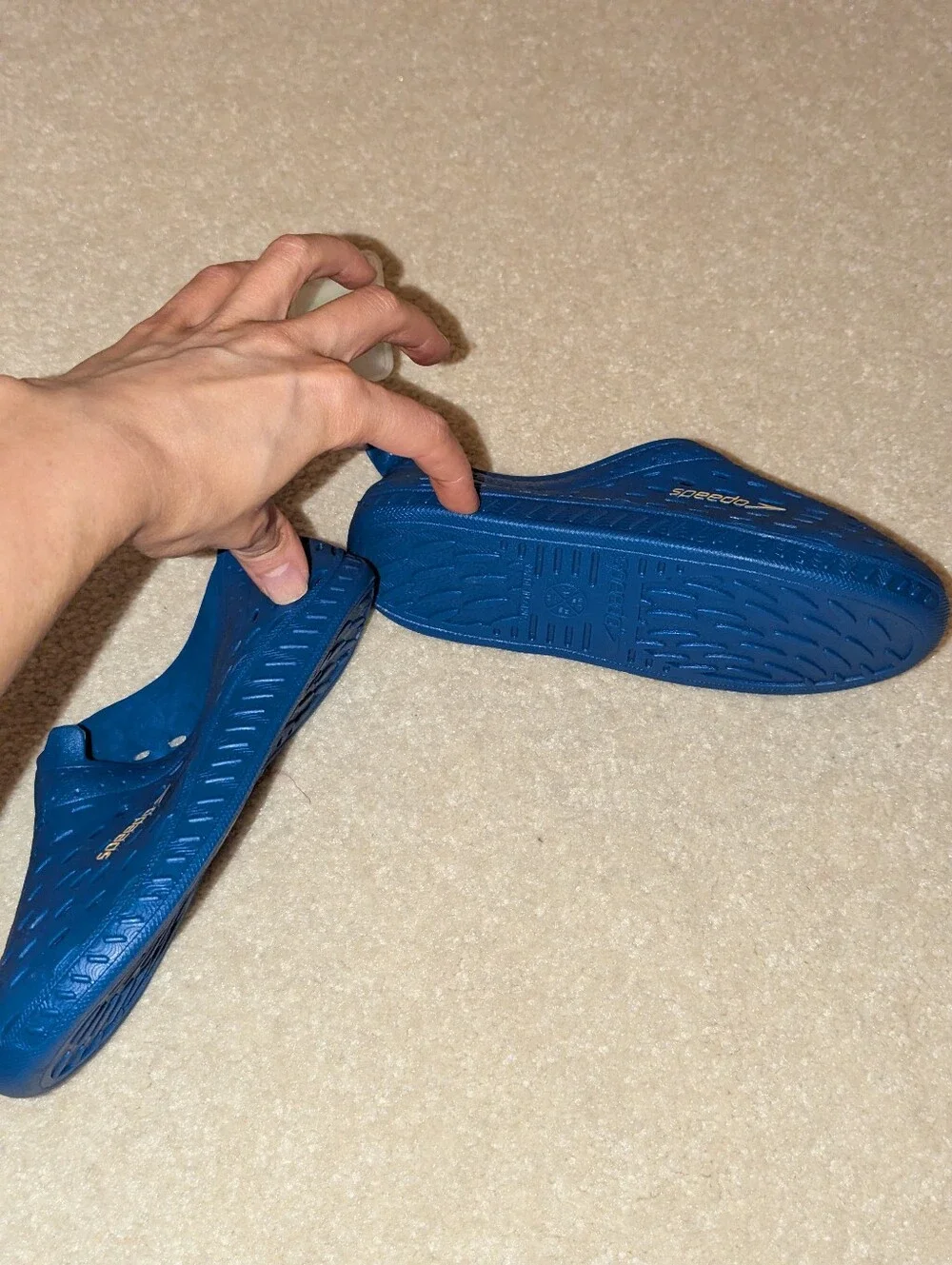 Nwt Speedo Blue Shoes Sz XL 11-12